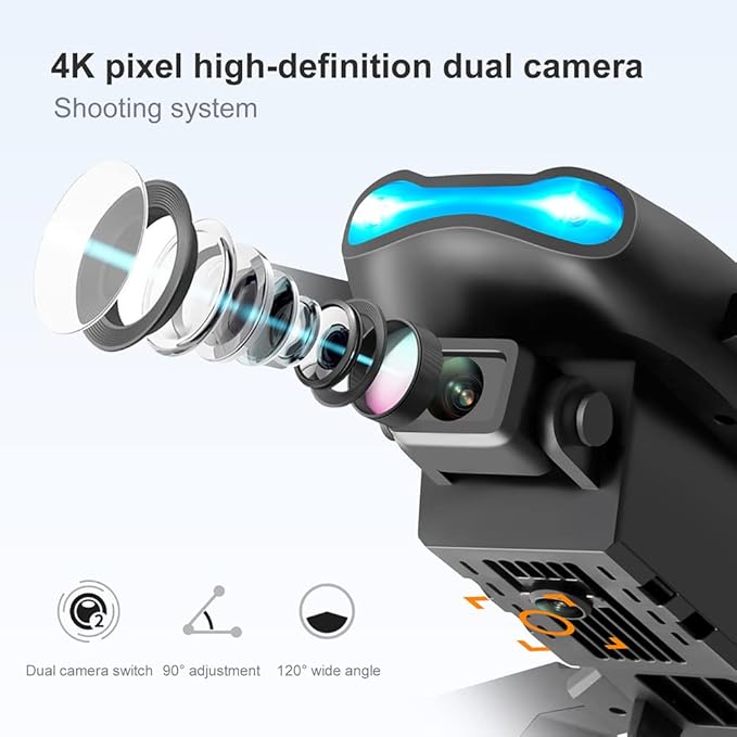 Dron Doble Camara Ultra Hd Dual Pro Max