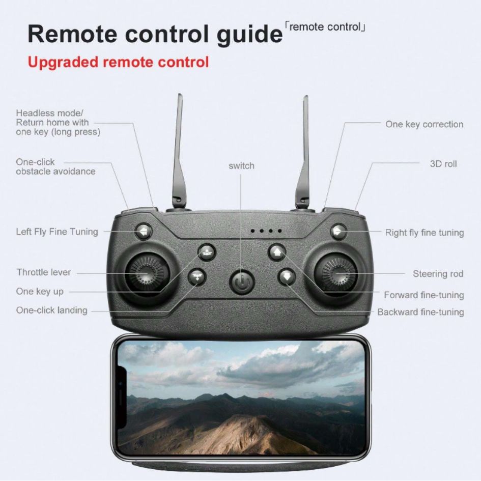 Dron Doble Camara Ultra Hd Dual Pro Max