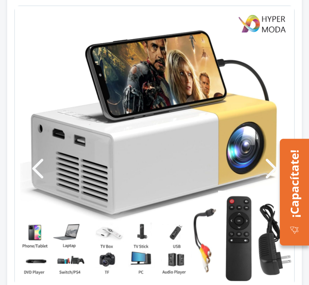 Proyector de Video Led HD Portátil