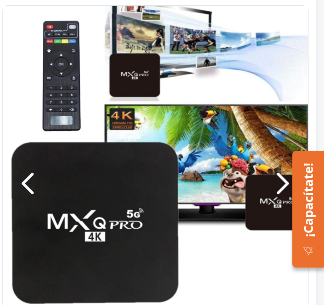 Decodificador TV Box 4K Android Smart TV