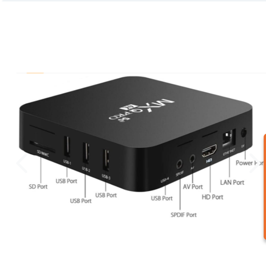 Decodificador TV Box 4K Android Smart TV