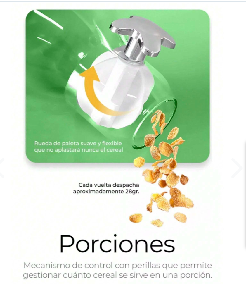 Dispensador Doble de Cereales